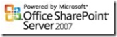 Powered by Microsoft Office SharePoint Server 2007