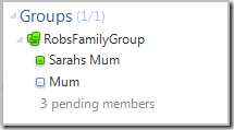 Members of your Windows Live group
