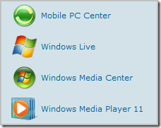 Windows Vista Help and how to centers