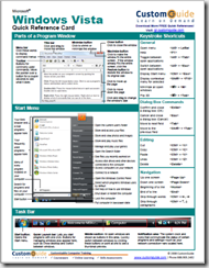 Windows Vista Quick Reference Card