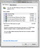 Windows Vista Disk Cleanup