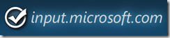 input.microsoft.com give feedback on microsoft products