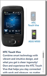 HTC touch Viva