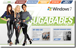 The Sugababes love windows 7