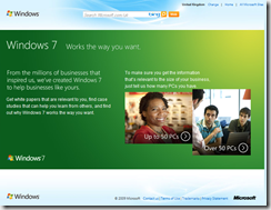 Windows 7 for small and Medium size businesses in the UK