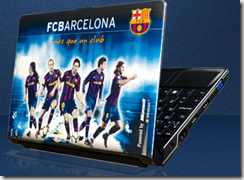 Windows 7 netbook by FC Barcelona