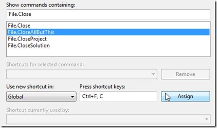 Binding Keyboard Shortcuts To Commands