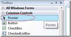 Pointer in Toolbox