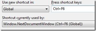 Window.NextDocumentWindow bound to Ctrl+F6