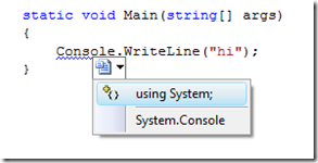 C# smart tag example
