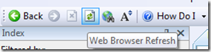 Web Browser refresh button