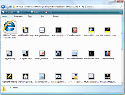 Visual Studio Image Library
