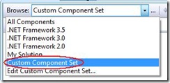 Object Browser Custom Component Set in Drop Down