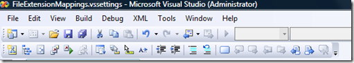 Visual Studio Menu and Command Bars