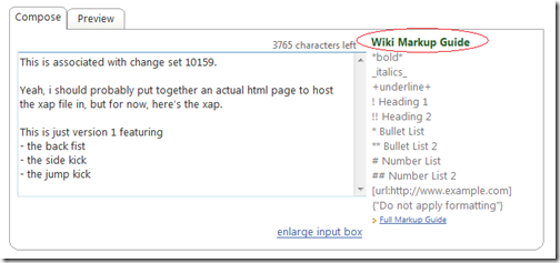 Wiki Markup Guide for Editing Release