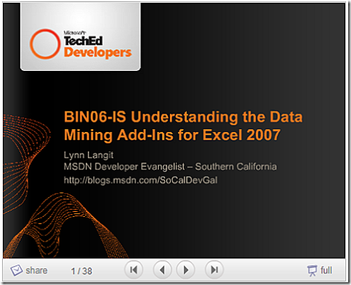 data mining add-ins for excel