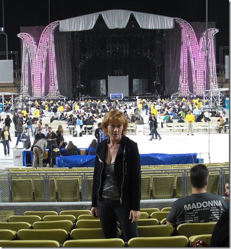 Lynn at Madonna concert in LA