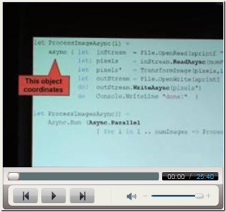 Don Syme on F# Async Workflows on Ch9