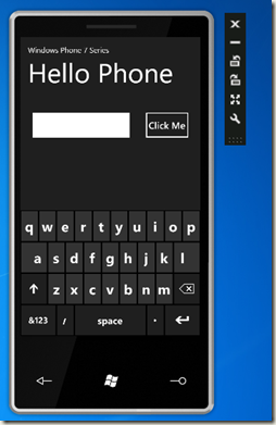 Windows Phone 7 emulator