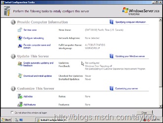 Windows Server 2008 - x64_running