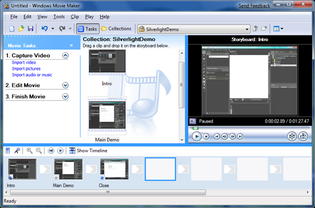 Windows Movie Maker 2.6 is compatible with Windows 7.