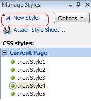 Manage Styles