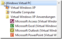 Windows Virtual PC Mode (XPM)
