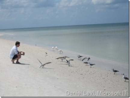 on the beach - Naples