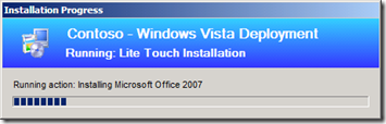 Contoso - Windows Vista Deployment