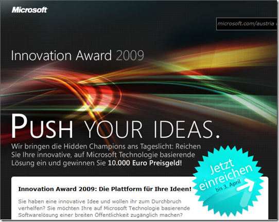 Innovation Award 2009