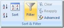 Add filters to your worksheet