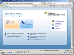 EBS 2008 - Remote Web Workplace