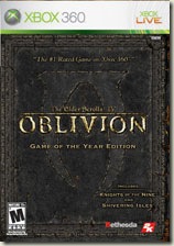 Elder Scrolls IV : Oblivion (Game of the Year edition) - for Xbox360
