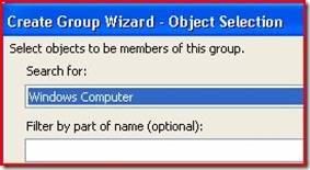 03 - Create group targeting Windows Computer class