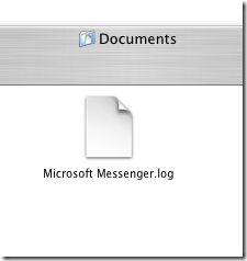 Mac msg log file