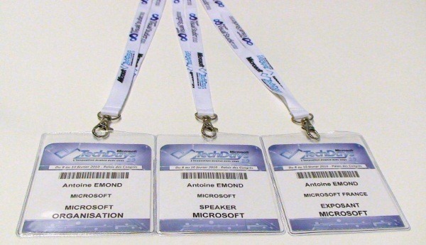 Badges TechDays 2010