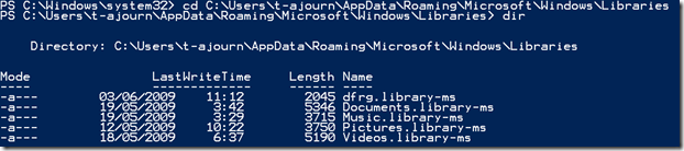 La véritable tête des bibliothèques de Windows7