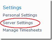 Server Settings