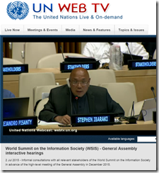 UN GA Panel 1 Intervention 1 WebTV