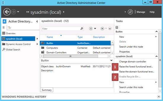 Active Directory Administrative Center