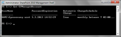 Managed Account - PowerShell