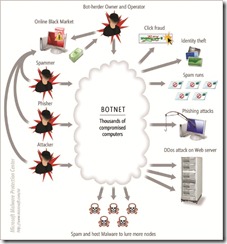 2010 Oct 8 SIRv9 - Botnet In Action Graphic