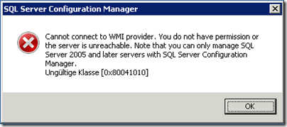 wmi-provider-error