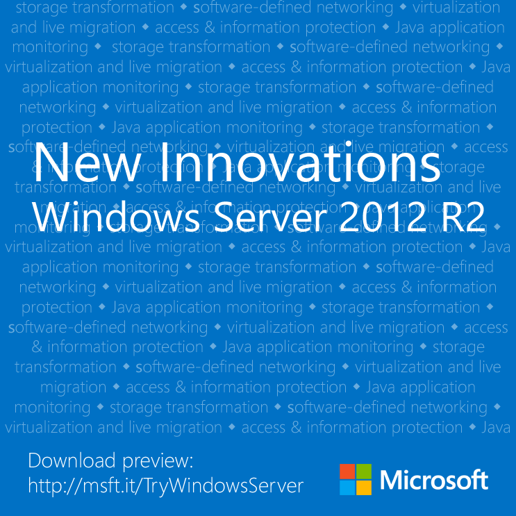 New Innovations in Windows Server 2012 R2