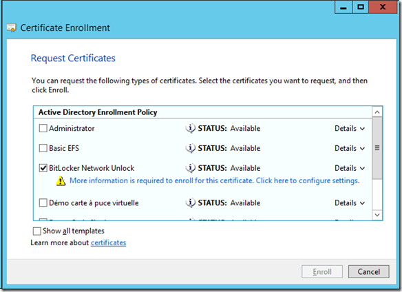 Certificate Enrollment