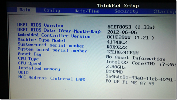Lenovo T420s Frmware 1.33a
