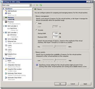 Windows Server 2008 R2 SP1 Dynamic Memory