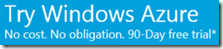 Try Windows Azure free for 90 days