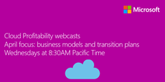 Cloud Profitability webcasts - April 2015