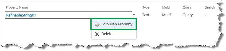 Edit/Map Property